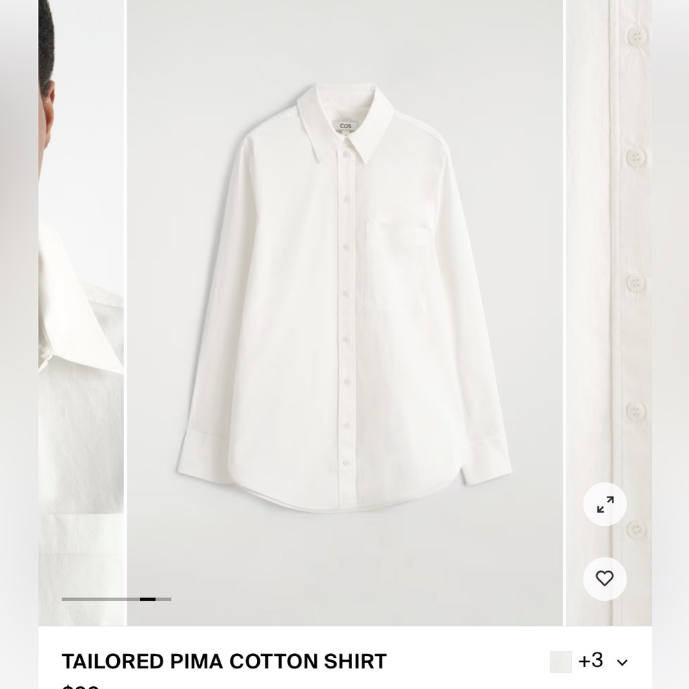 COS Tailored Pima Cotton Shirt